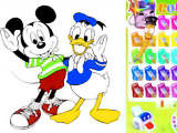 Colorea a Mickey