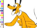 Colorea a Pluto