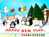 Online oyun Happy New Year Penguins