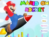 Mario On Rocket