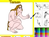Tarzan Online Coloring